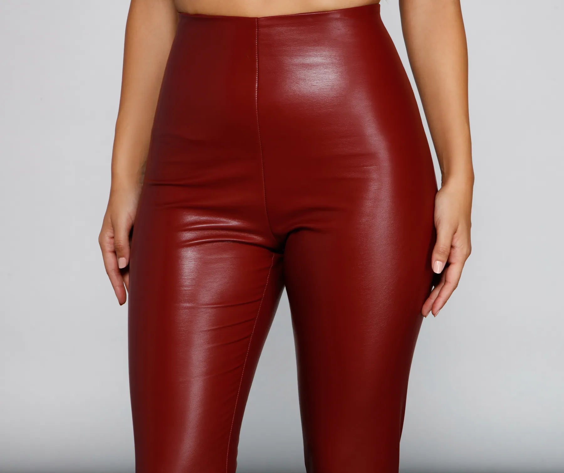 The One You Want Faux Leather Leggings - Image 15