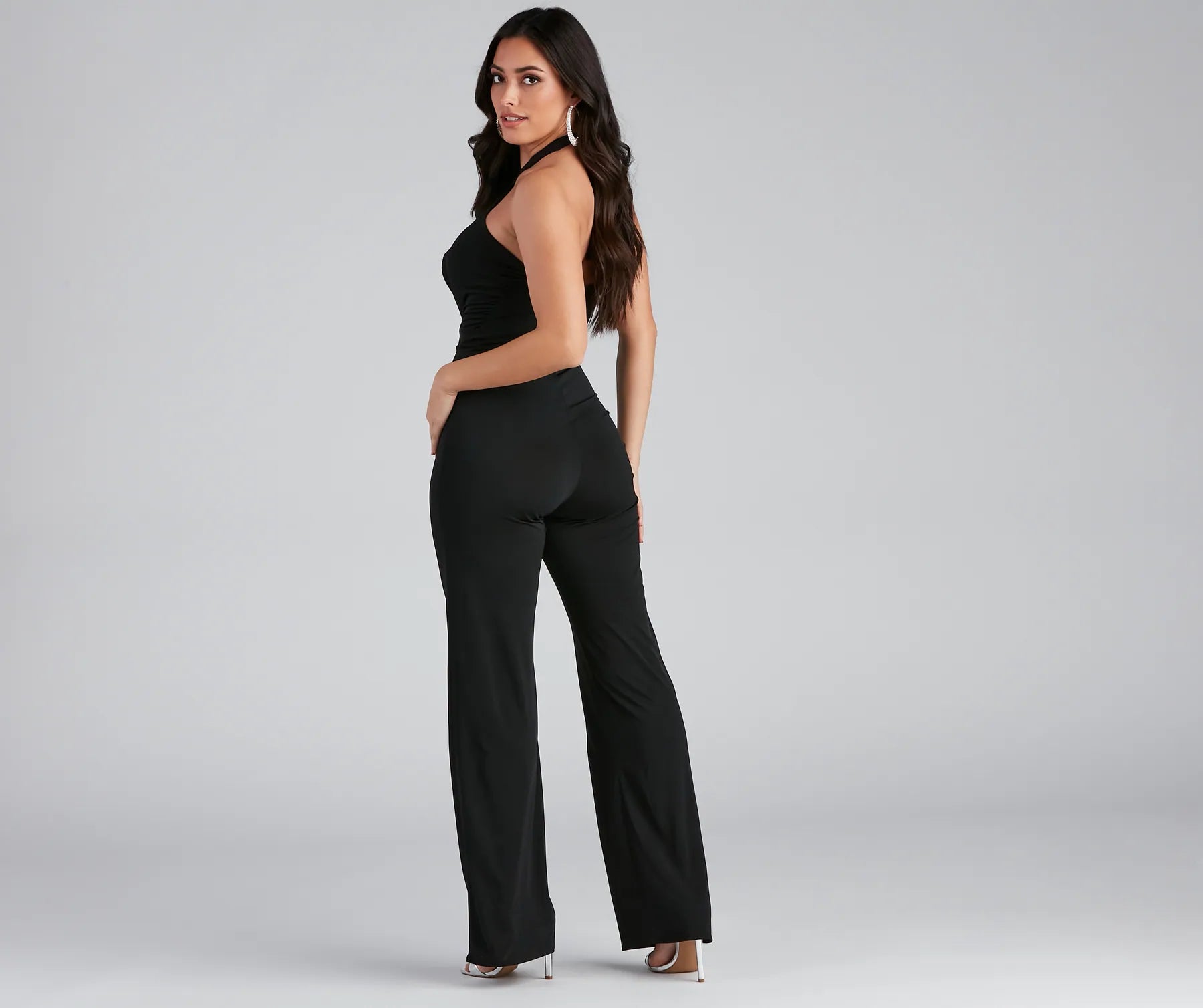 Cross My Heart Halter Jumpsuit - Image 2