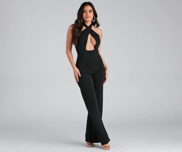 Cross My Heart Halter Jumpsuit - Image 3