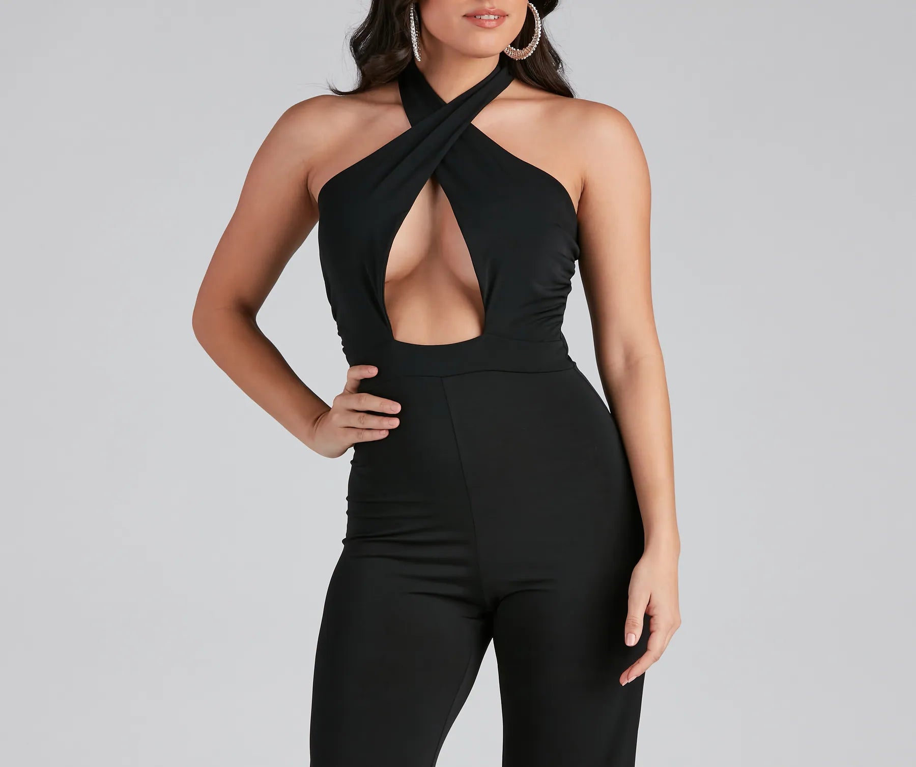 Cross My Heart Halter Jumpsuit - Image 4