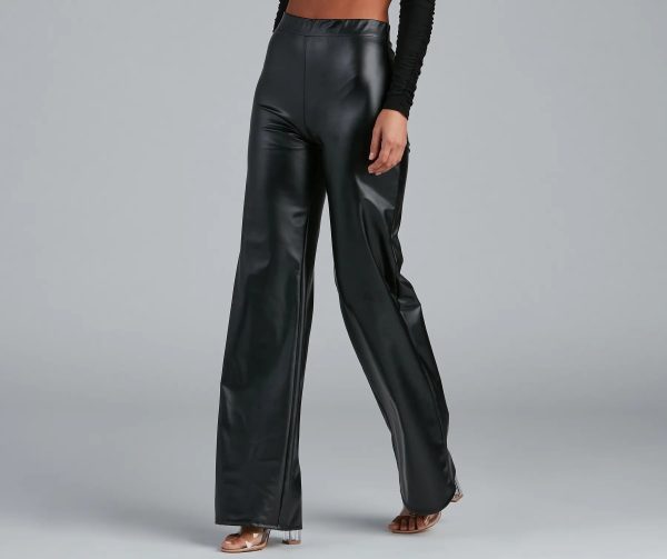 Trendsetting Moment Faux Leather Pants - Image 4