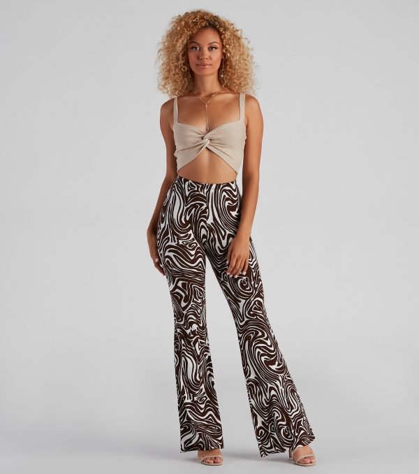 So Wild Zebra Flare Pants - Image 2
