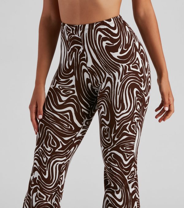 So Wild Zebra Flare Pants - Image 4