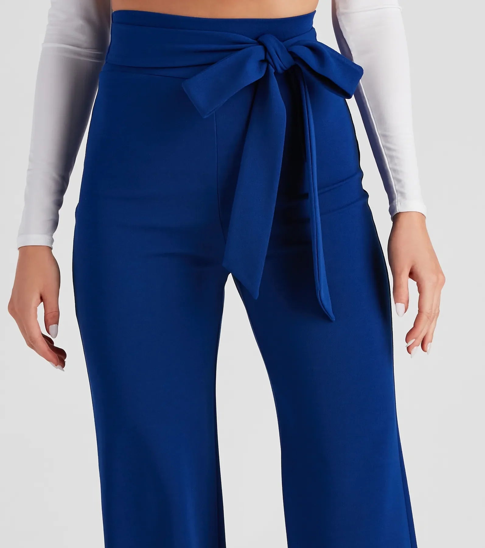 Sealed With Style Tie-Front Pants - Image 8