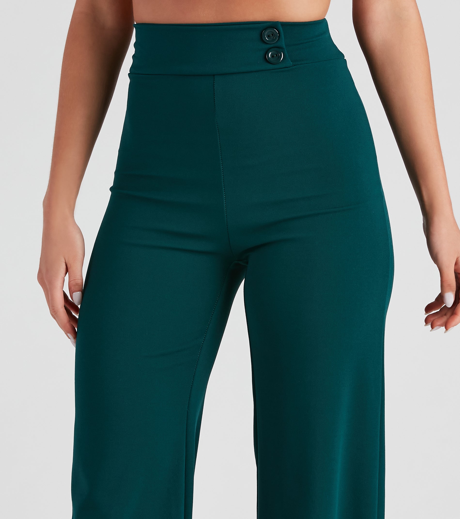 All The Class Crepe Wide Leg Pants - Image 4