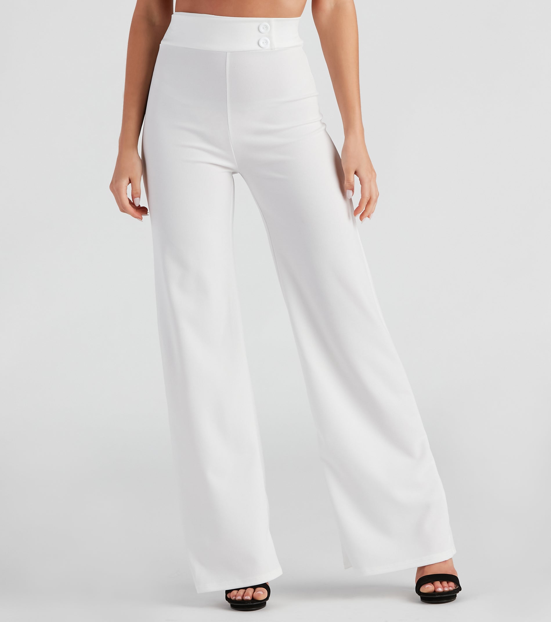 All The Class Crepe Wide Leg Pants - Image 5
