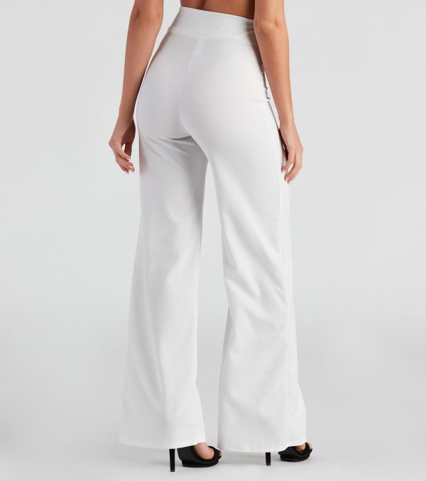 All The Class Crepe Wide Leg Pants - Image 6