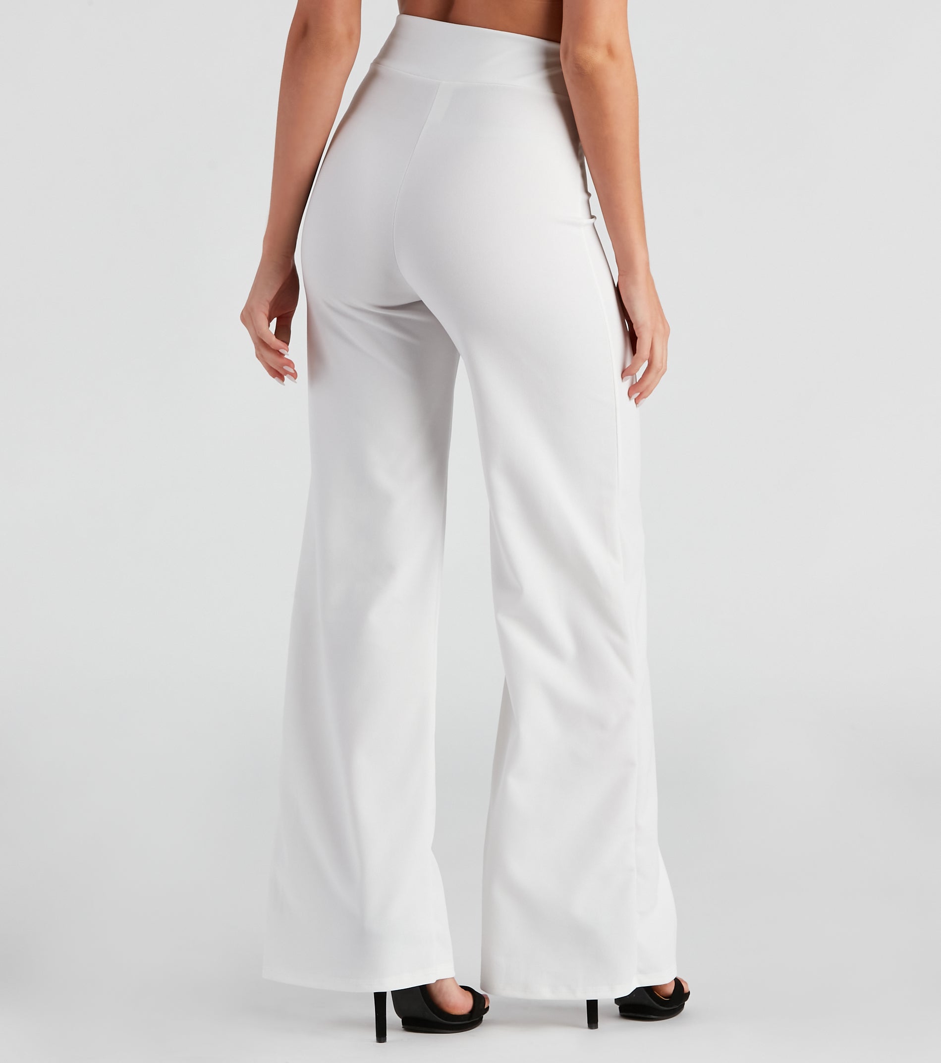 All The Class Crepe Wide Leg Pants - Image 6
