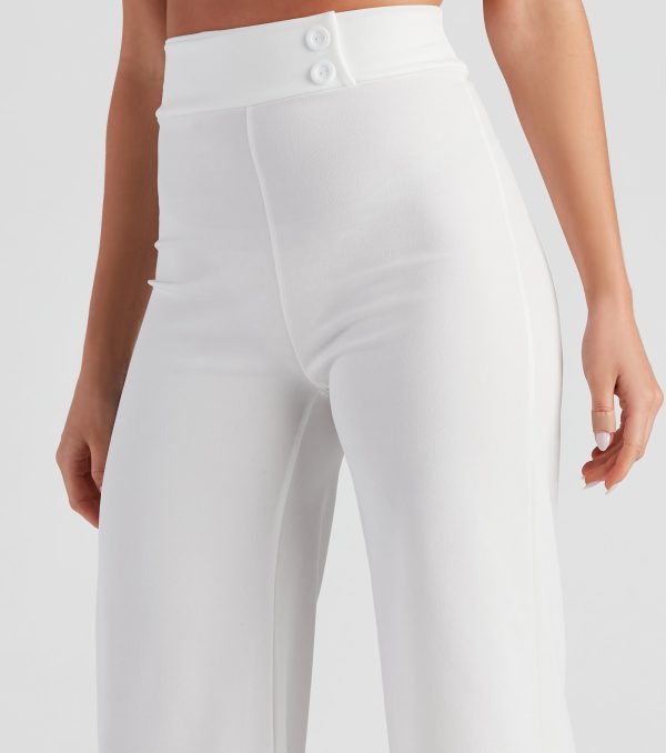 All The Class Crepe Wide Leg Pants - Image 8