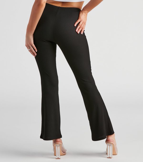 Casual Days Ribbed Knit Pants - Image 3