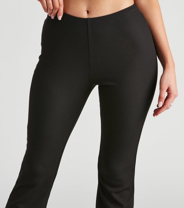Casual Days Ribbed Knit Pants - Image 4