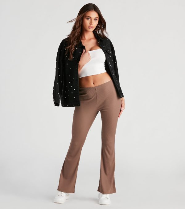 Casual Days Ribbed Knit Pants - Image 5