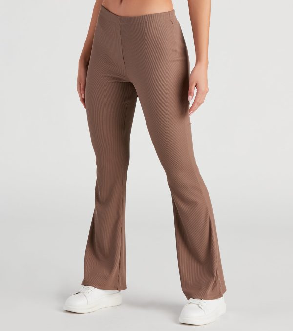 Casual Days Ribbed Knit Pants - Image 6