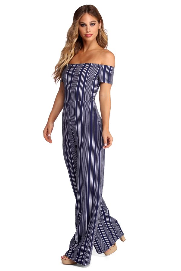 Summer In Stripes Jumpsuit - Image 2