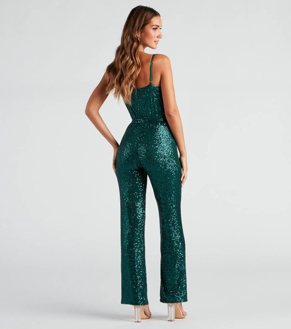 Alluring Glamour Sequin Jumpsuit - Image 7