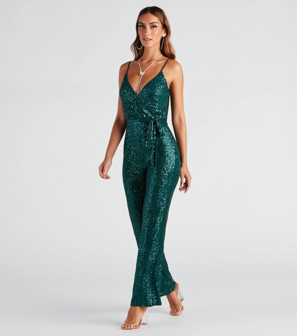 Alluring Glamour Sequin Jumpsuit - Image 8