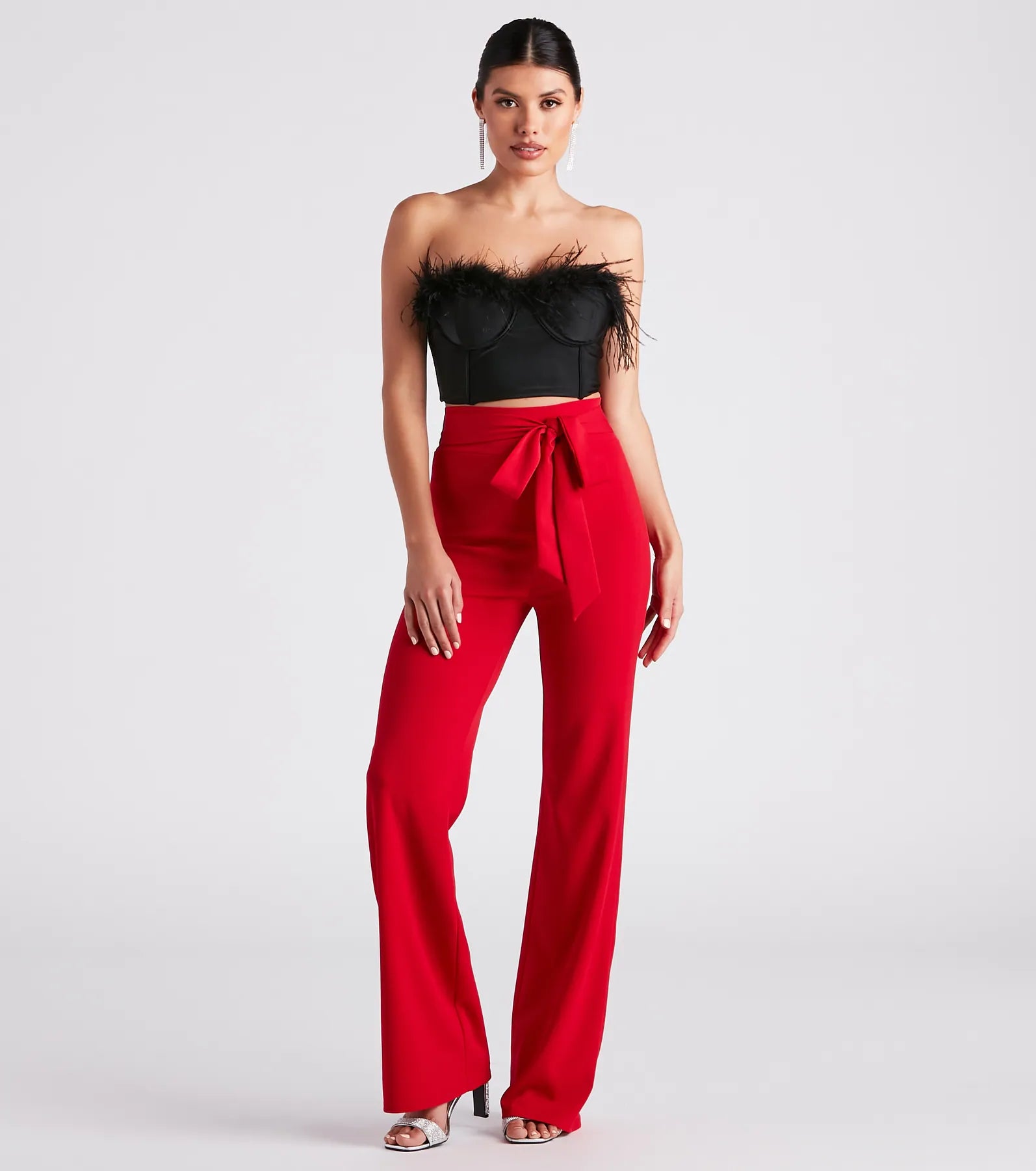 Sealed With Style Tie-Front Pants - Image 2