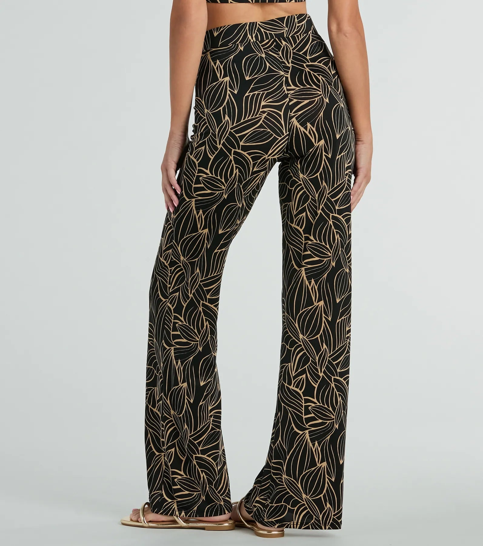Island Sun Tropical High Rise Palazzo Pants - Image 3