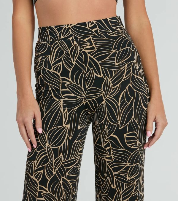 Island Sun Tropical High Rise Palazzo Pants - Image 4