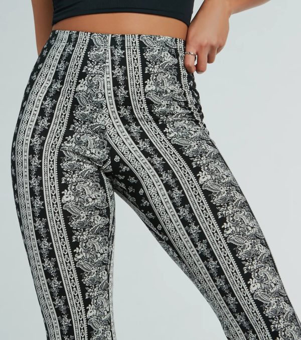 Free Spirit Chick High-Rise Boho Flare Pants - Image 4