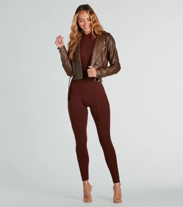 So Essential Halter Rib Knit Jumpsuit - Image 6