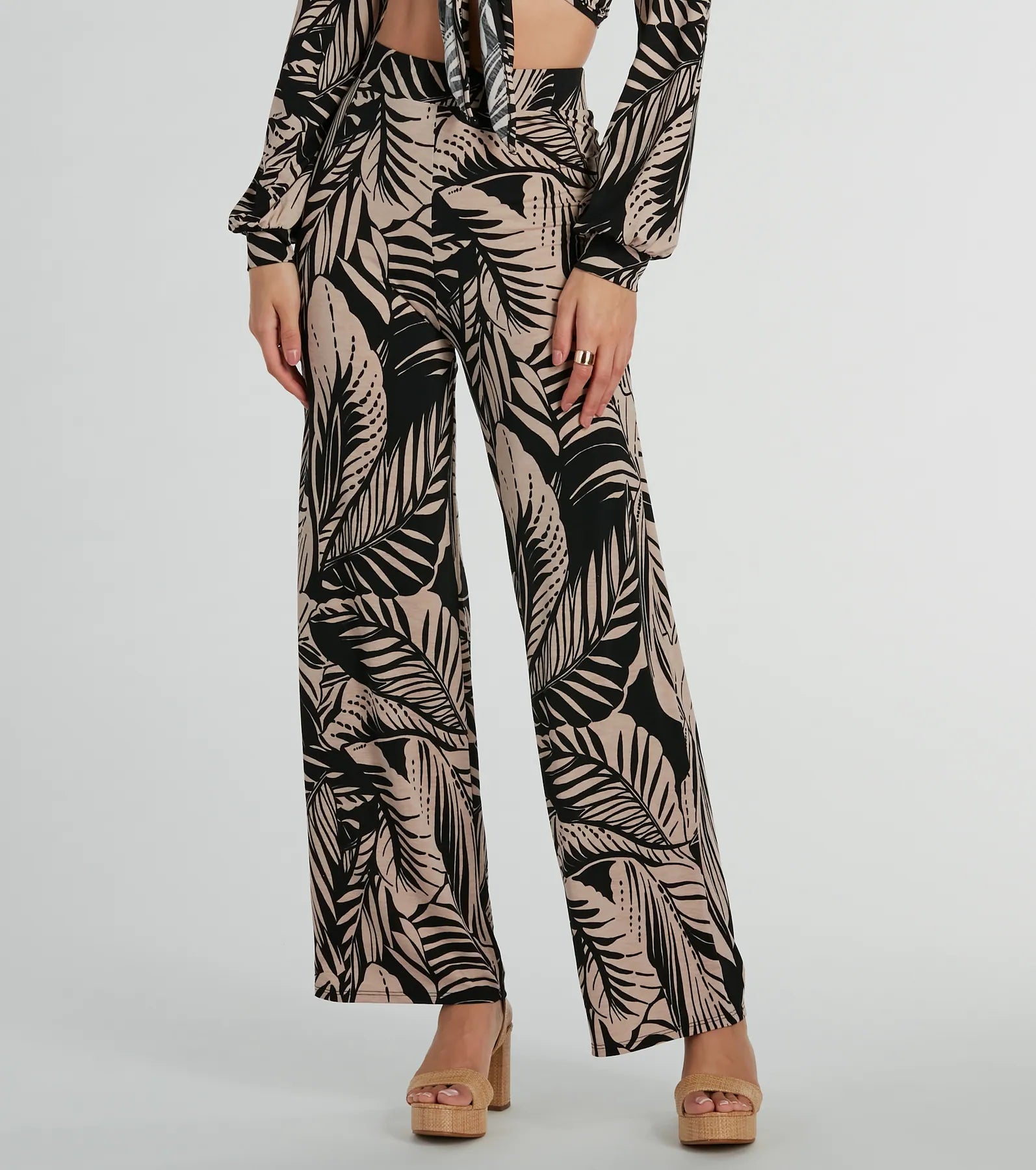 Tropical Day Dream High-Rise Wide Leg Pants - Image 2