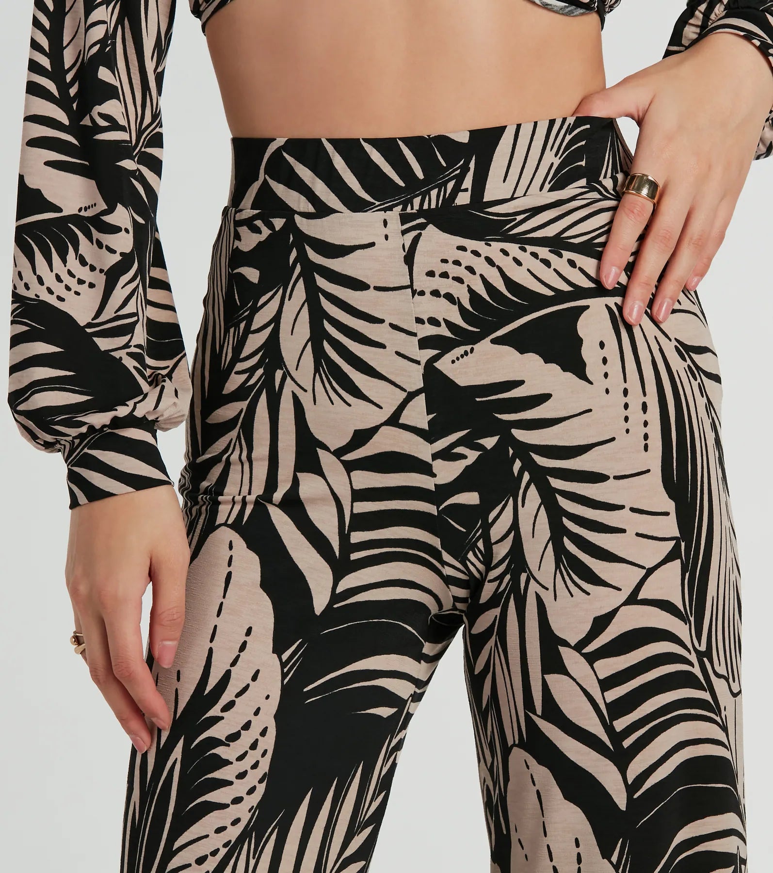 Tropical Day Dream High-Rise Wide Leg Pants - Image 3
