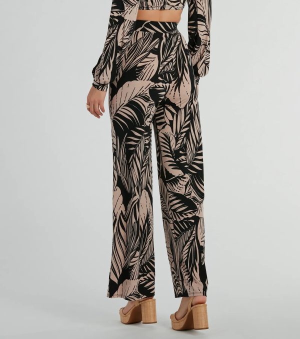 Tropical Day Dream High-Rise Wide Leg Pants - Image 4