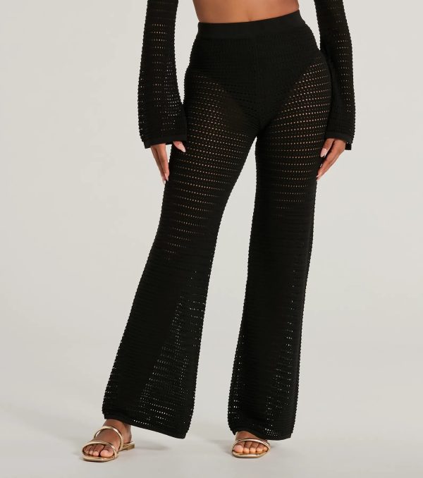 Boho Cutie Crochet Wide-Leg Pants - Image 4