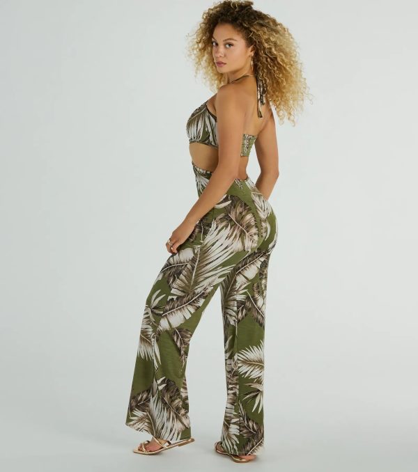 Paradise Awaits Cutout Tropical Knit Jumpsuit - Image 2