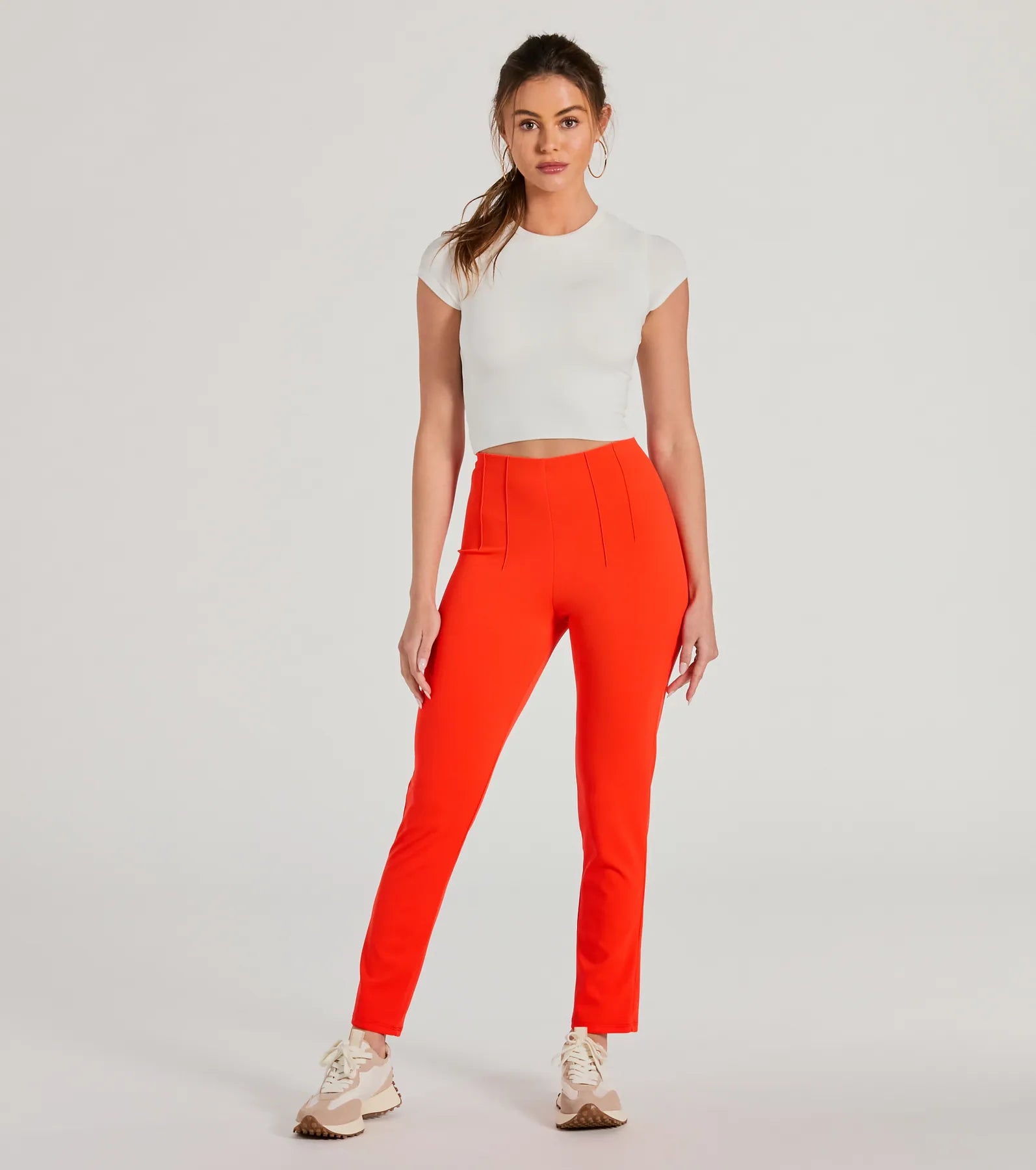 Power Mood High-Rise Skinny Trouser Pants - Image 6