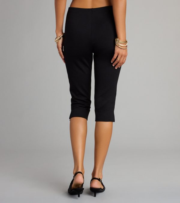 Forever On Trend High Rise Ponte Capri Pants - Image 3