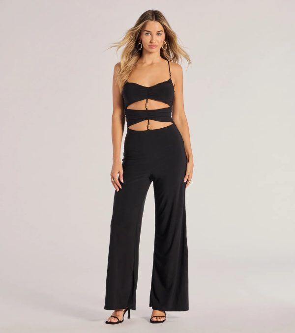 Double Take Wide-Leg Cutout Jumpsuit - Image 2