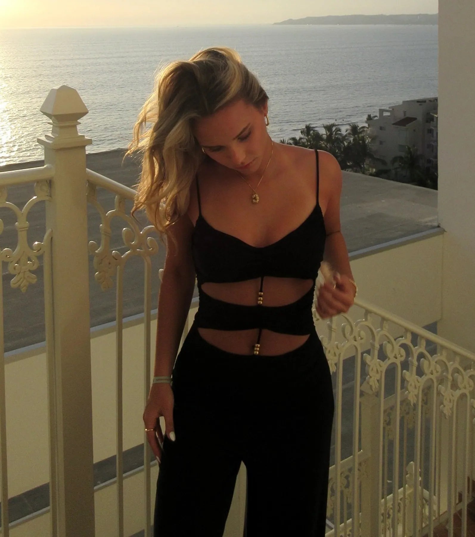 Double Take Wide-Leg Cutout Jumpsuit - Image 3