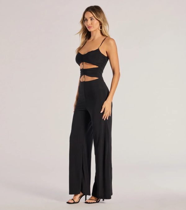 Double Take Wide-Leg Cutout Jumpsuit - Image 5