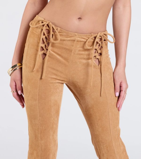 A Dose Of Attitude Lace-Up Flare Pants - Image 3