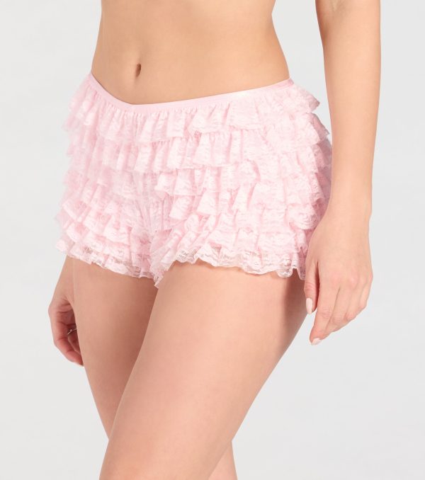 Chic Fairytale Tiered Lace Hot Shorts - Image 23