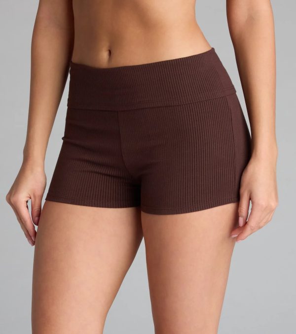Chill Girlie Foldover Hot Shorts - Image 7