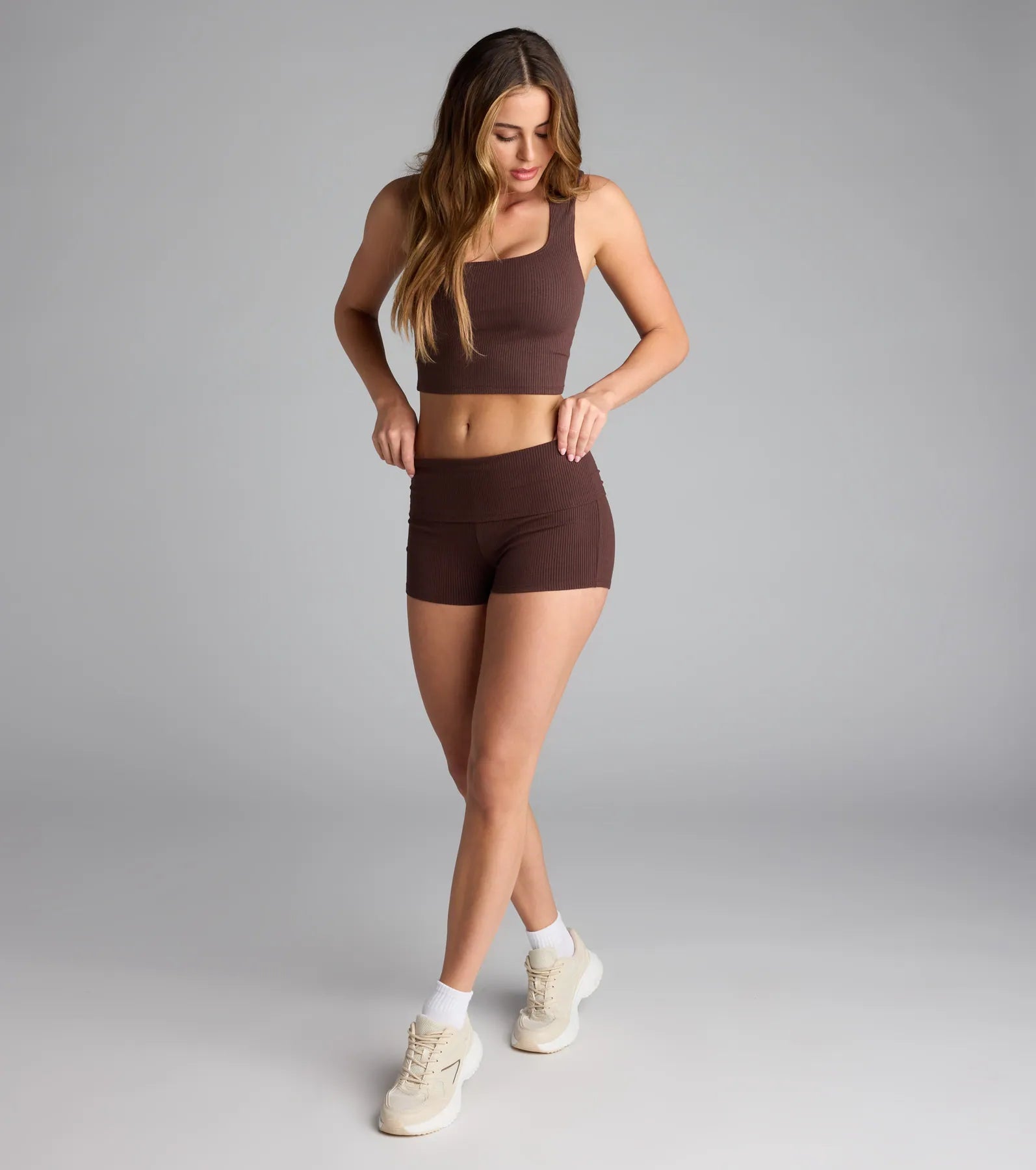 Chill Girlie Foldover Hot Shorts - Image 8