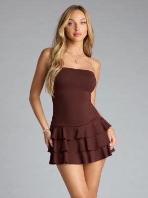 Ruffle Up And Go Tube Romper