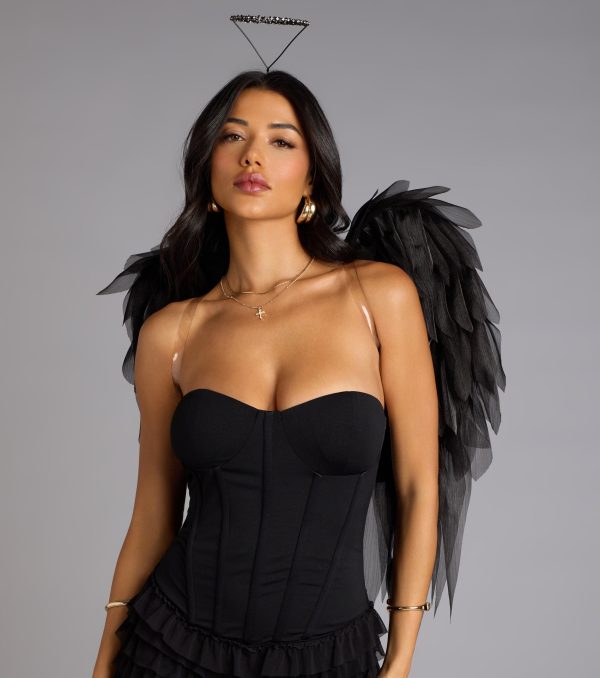 Playful Trouble Lace-Up Ruffle Romper - Image 4
