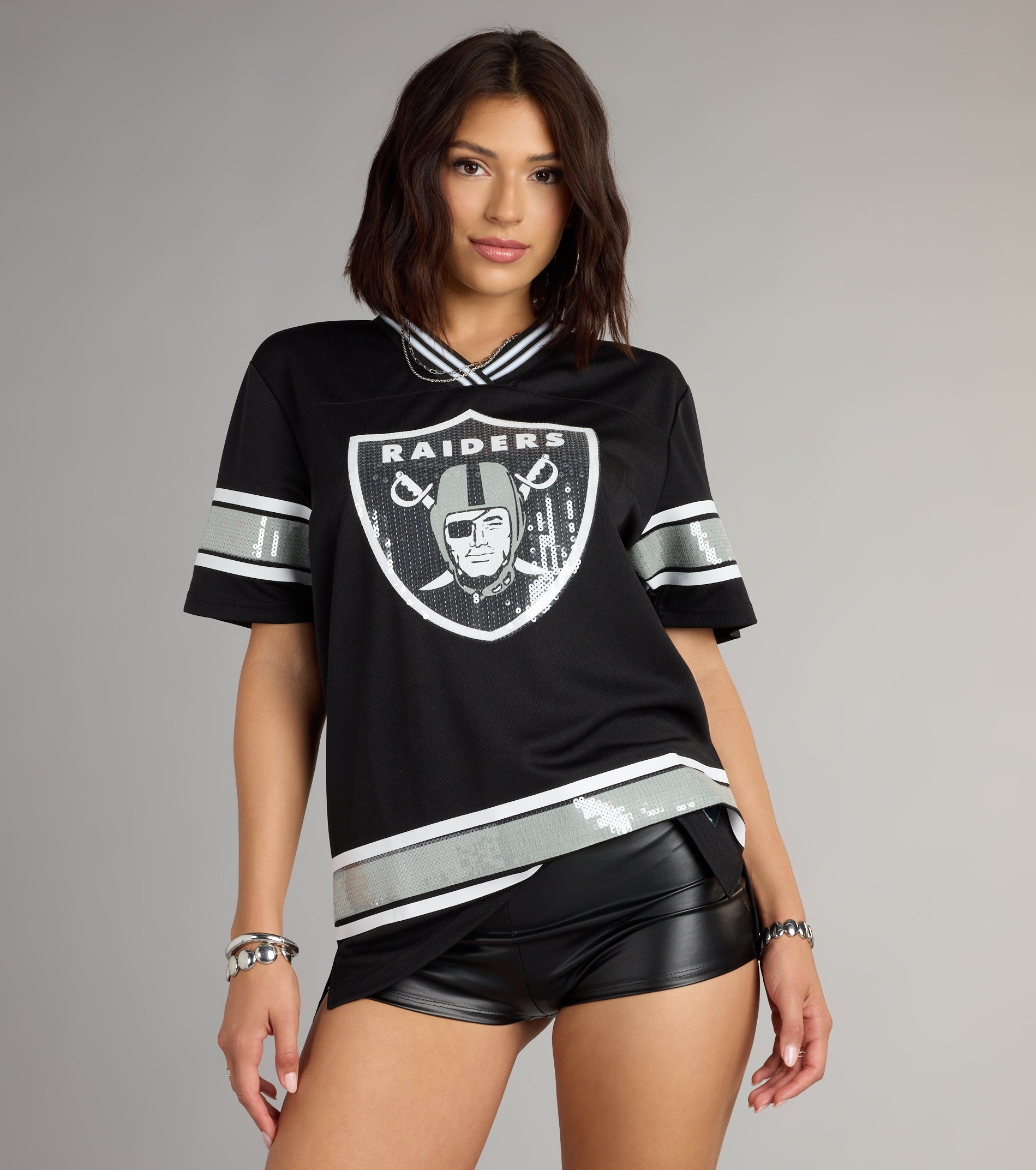 Bold Energy Faux Leather Hot Shorts - Image 5