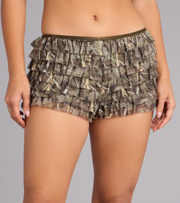 Hide And Chic Ruffle Shorts - Image 3