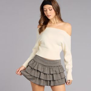 Check Me Out Ruffle Mini Skort