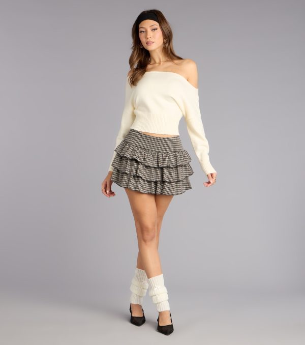 Check Me Out Ruffle Mini Skort - Image 4