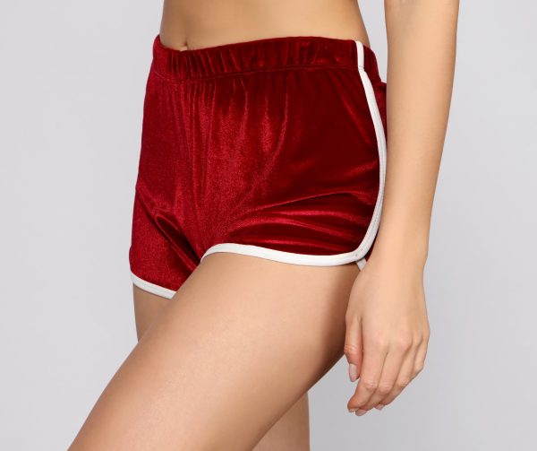 Keep It Trendy Velvet Shorts - Image 7