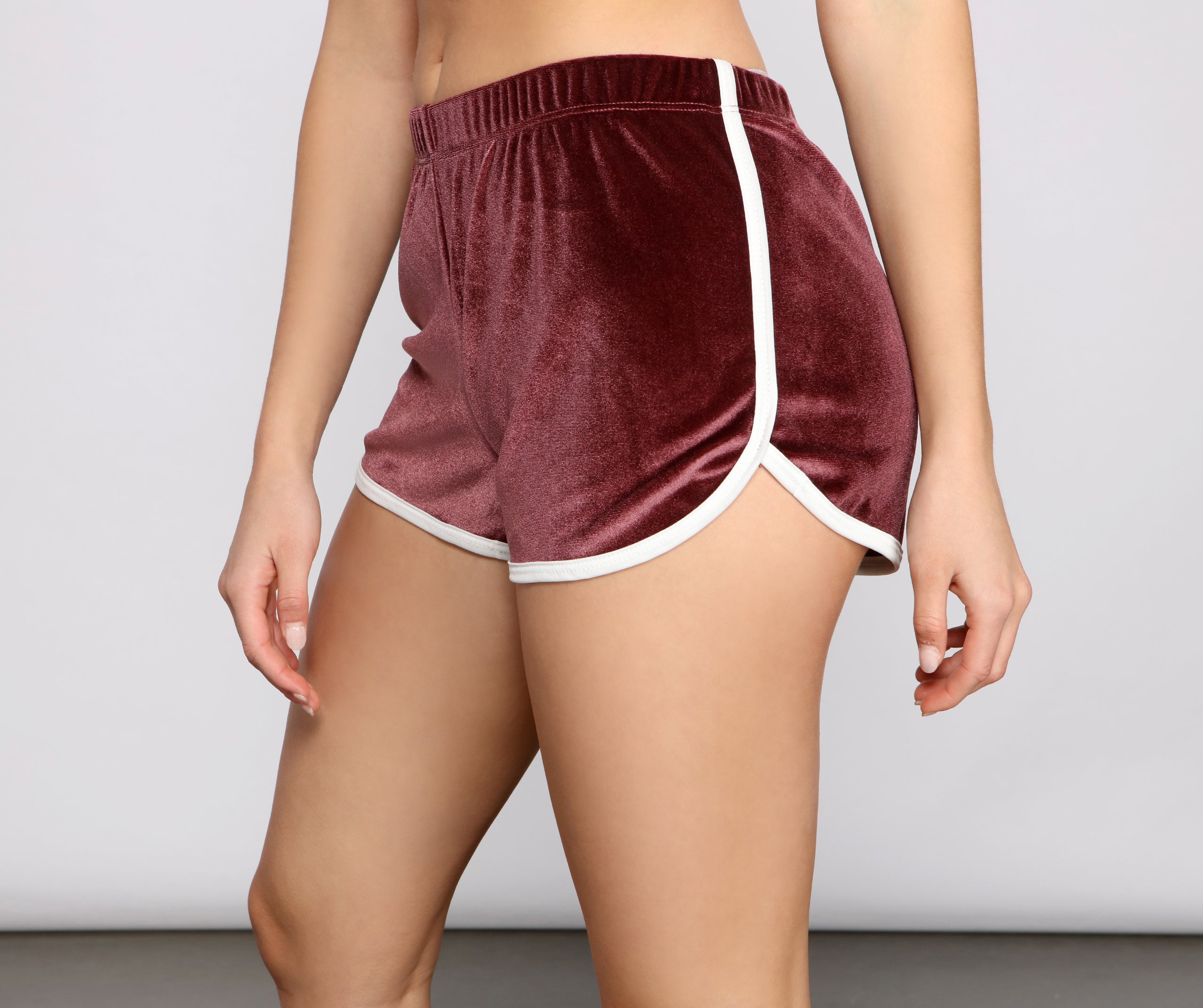 Keep It Trendy Velvet Shorts - Image 13