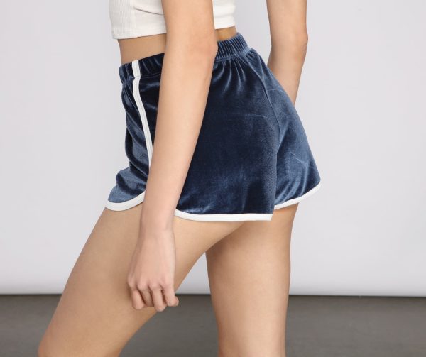 Keep It Trendy Velvet Shorts - Image 11