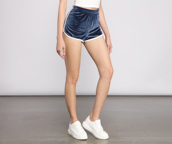 Keep It Trendy Velvet Shorts - Image 12