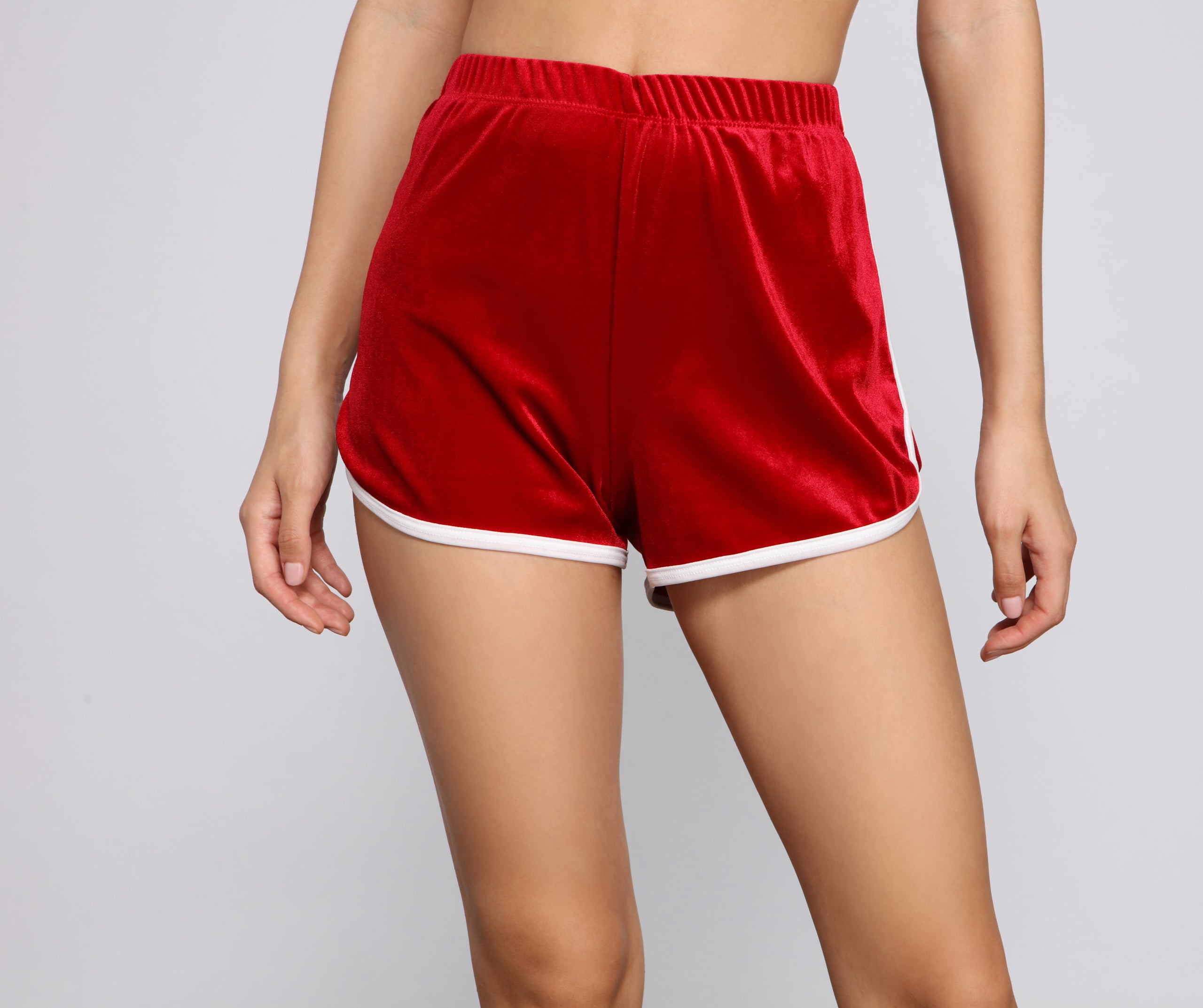 Keep It Trendy Velvet Shorts - Image 24